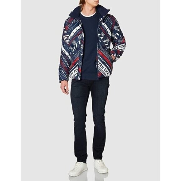 Tommy Hilfiger Men's Puffer Jacket Outerwear Primaloft with Removable Hood - Picture 3 of 12